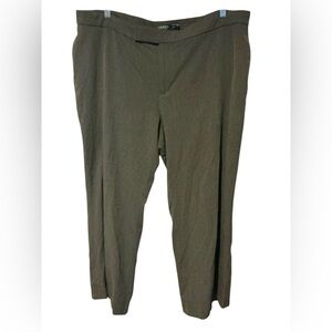 Lauren Ralph Lauren Women's Size 20W Flat Front Pants Gray